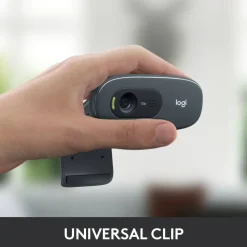 Logitech C270 HD Webcam with Noise-Reducing Mics for Video Calls
