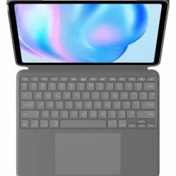 Logitech Combo Touch iPad Air 13-inch (M2, M3 & M4) (2024, 2025 & 2026) Keyboard Case - Detachable backlit keyboard, Oxford Gray
