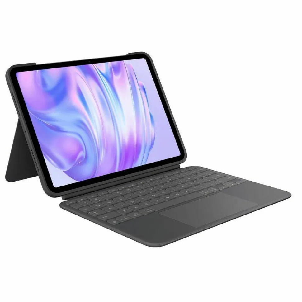 Logitech Combo Touch Keyboard Case for iPad Pro 11-inch (M4 & M5) - Detachable backlit keyboard with kickstand, comfortable typing, multi-use mode - Graphite