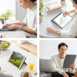 Logitech Combo Touch Keyboard/Cover Case iPad (7th Generation), iPad (9th Generation), iPad (8th Generation) Tablet - Graphite