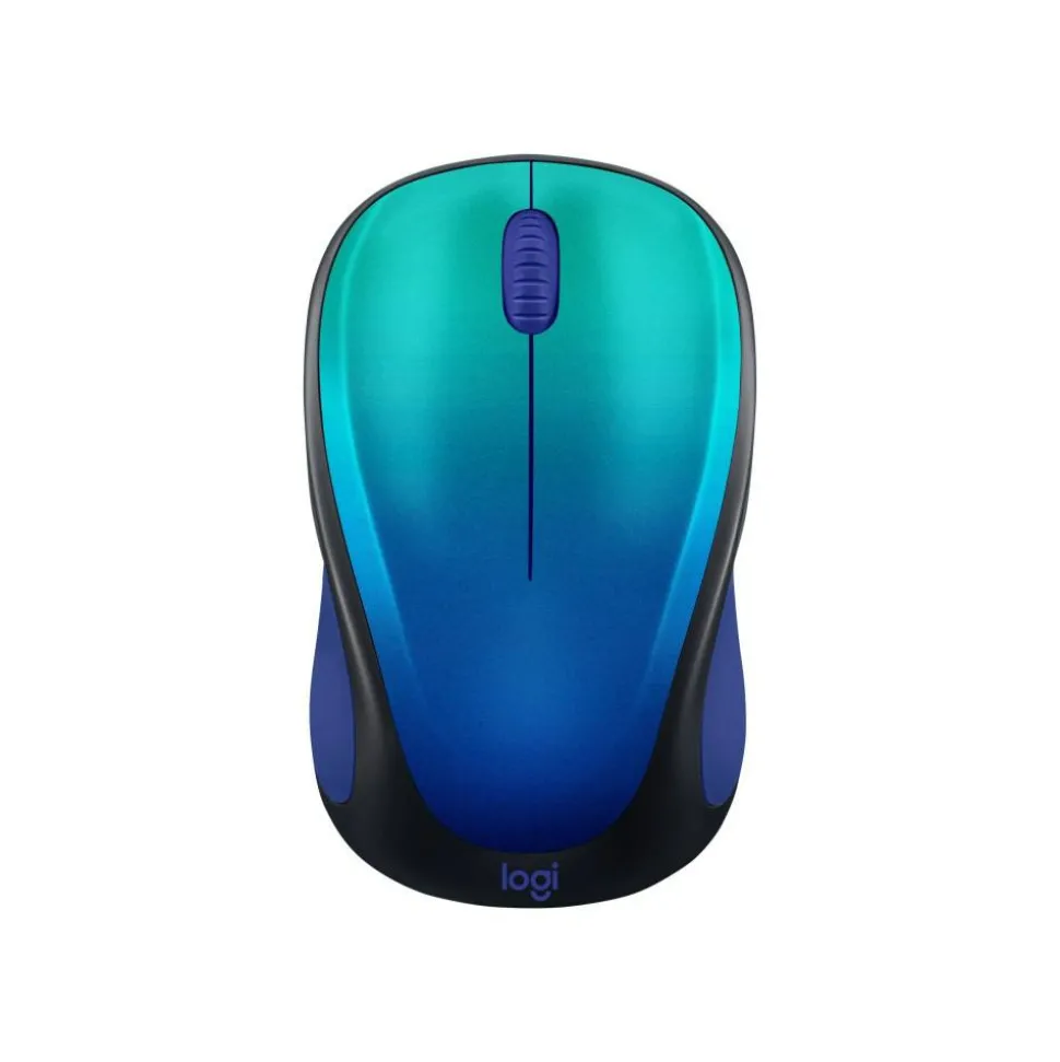 Logitech Design Limited Edition Wireless Optical Mouse, Aurora Blue