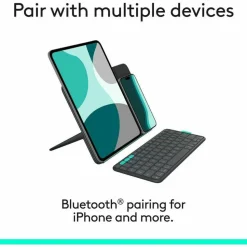 Logitech Flip Folio Keyboard Case for iPad Pro 11-inch (M4 & M5) & iPad Air 11-inch (M2 & M3)(5th Gen - 2024), Graphite