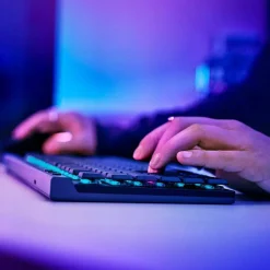 Logitech G515 LIGHTSPEED TKL Low Profile Wireless Gaming Keyboard, LIGHTSYNC RGB, Thin Tenkeyless Design, PBT Keycaps, Tactile (Brown) Mechanical Switches, Black