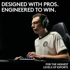 Logitech G PRO X 2 LIGHTSPEED Wireless Gaming Headset, Detachable Boom Mic, 50mm Graphene Drivers, DTS:X Headphone 2.0-7.1 Surround, Bluetooth/USB/3.5mm Aux, for PC, PS5, PS4, Nintendo Switch, White