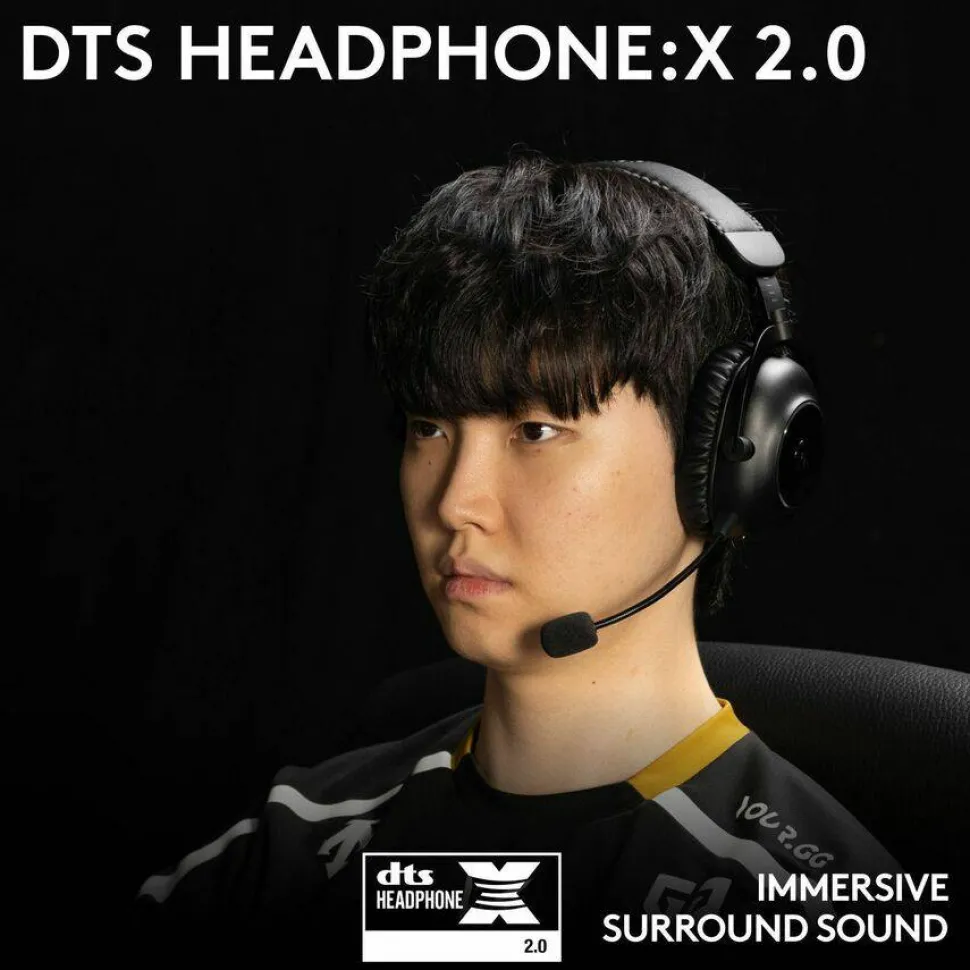 Logitech G PRO X 2 LIGHTSPEED Wireless Gaming Headset, Detachable Boom Mic, 50mm Graphene Drivers, DTS:X Headphone 2.0-7.1 Surround, Bluetooth/USB/3.5mm Aux, for PC, PS5, PS4, Nintendo Switch, White