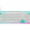 Logitech G512 X 98 DUAL SWAP, Hot-Swappable TMR Analog / Mechanical Gaming Keyboard, 8K Polling Rate, Custom Actuation 0.1 - 4.0 mm, RAPID TRIGGER, LIGHTSYNC RGB, Wired, PC, Mac, White Linear