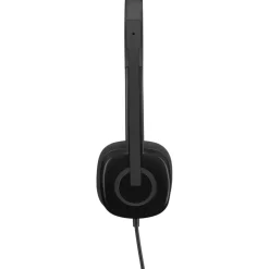 Logitech H151 Binaural Over The Head Headset, Black