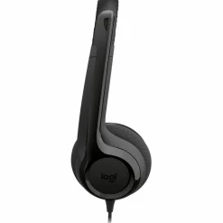 Logitech H390 On-Ear USB Headset with Noise-Cancelling Mic, Black