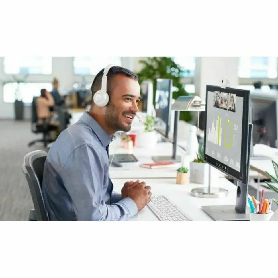 Logitech H390 On-Ear USB Headset with Noise-Cancelling Mic, Black