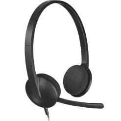 Logitech H340 USB Headset, Black