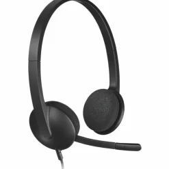 Logitech H340 USB Headset, Black