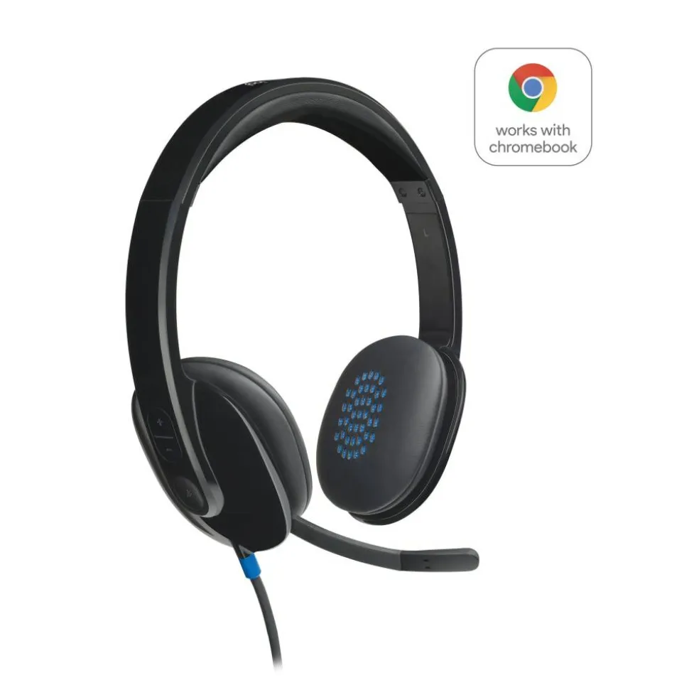 Logitech H540 USB Headset with Noise-Cancelling Mic