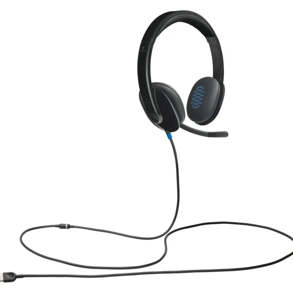 Logitech H540 USB Headset with Noise-Cancelling Mic