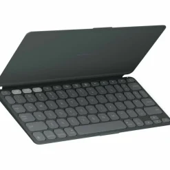 Logitech Keys-To-Go 2 Portable Wireless iPad Keyboard With Built-in Cover, Slim and Compact Wireless Keyboard for iPad, iPhone, Mac, and Apple TV, Easily Switch Between Devices (Graphite)