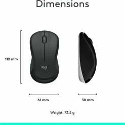 Logitech MK540 Advanced Wireless Keyboard and Mouse Combo for Windows, 2.4 GHz Unifying USB-Receiver
