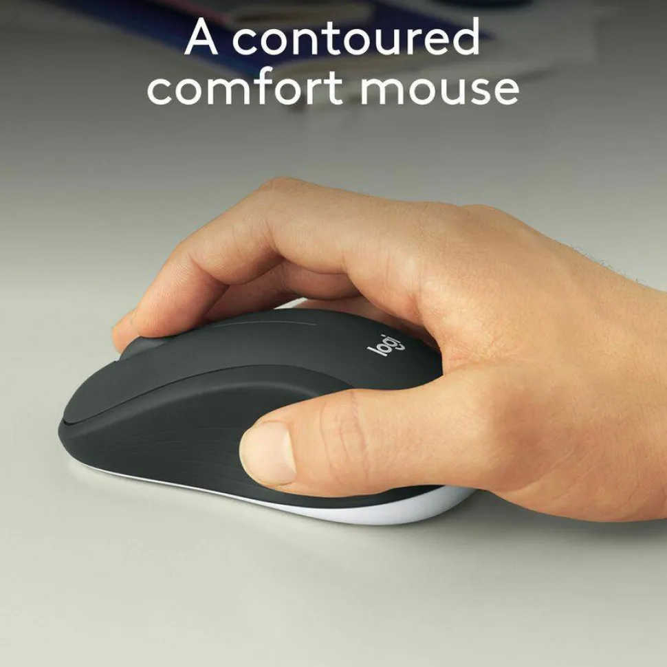 Logitech MK540 Advanced Wireless Keyboard and Mouse Combo for Windows, 2.4 GHz Unifying USB-Receiver