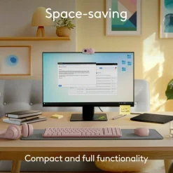 Logitech MK250 Bluetooth Wireless Mouse and Keyboard Combo: Fast & Easy Connectivity, Compact Wireless Keyboard, Ambidextrous Mouse (Rose)