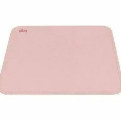 Logitech Mouse Pad - Studio Series, Computer Mouse Mat with Anti-slip Rubber Base, Spill-Resistant Surface, Darker Rose