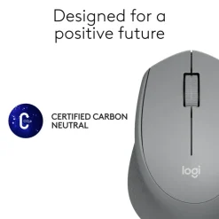 Logitech M330 Silent Plus Wireless Mouse, Silver