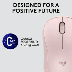 Logitech M220 SILENT Wireless Mouse, Rose