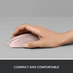 Logitech M220 SILENT Wireless Mouse, Rose