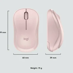 Logitech M220 SILENT Wireless Mouse, Rose