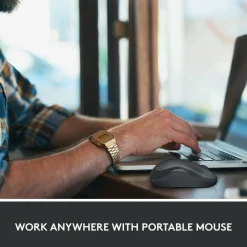 Logitech M220 SILENT Wireless Mouse, Rose