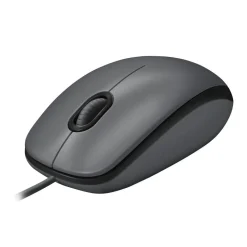 Logitech M100 Wired USB Mouse, Gray