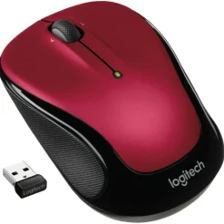 Logitech M325 Wireless Mouse, Red