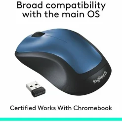 Logitech M310 Wireless Optical Mouse, Peacock Blue