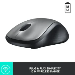 Logitech M310 Wireless Optical Mouse, Silver