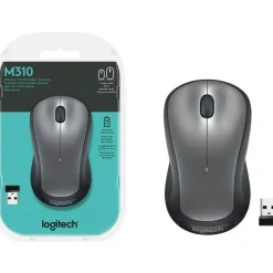 Logitech M310 Wireless Optical Mouse, Silver