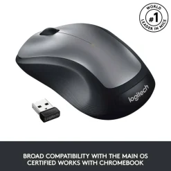 Logitech M310 Wireless Optical Mouse, Silver