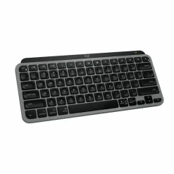 Logitech MX Keys Mini for Mac Minimalist Wireless Keyboard Compact, Bluetooth, Backlit Keys, USB-C, Fast - Space Gray
