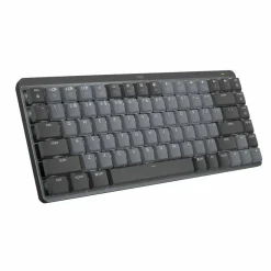 Logitech MX Mechanical Mini Minimalist Wireless Illuminated Keyboard, Linear Switches, Bluetooth, Graphite