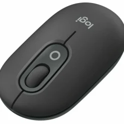 Logitech POP Mouse, Compact and Portable Wireless Bluetooth Mouse With Programmable Buttons and Quiet Clicks, Graphite
