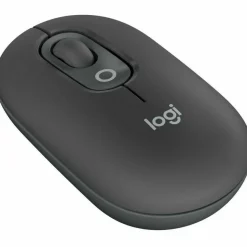 Logitech POP Mouse, Compact and Portable Wireless Bluetooth Mouse With Programmable Buttons and Quiet Clicks, Graphite