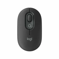 Logitech POP Mouse, Compact and Portable Wireless Bluetooth Mouse With Programmable Buttons and Quiet Clicks, Graphite