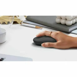 Logitech POP Mouse, Compact and Portable Wireless Bluetooth Mouse With Programmable Buttons and Quiet Clicks, Graphite