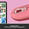 Logitech POP Mouse, Wireless Mouse with Customizable Emojis, SilentTouch Technology, Precision/Speed Scroll, Heartbreaker Rose
