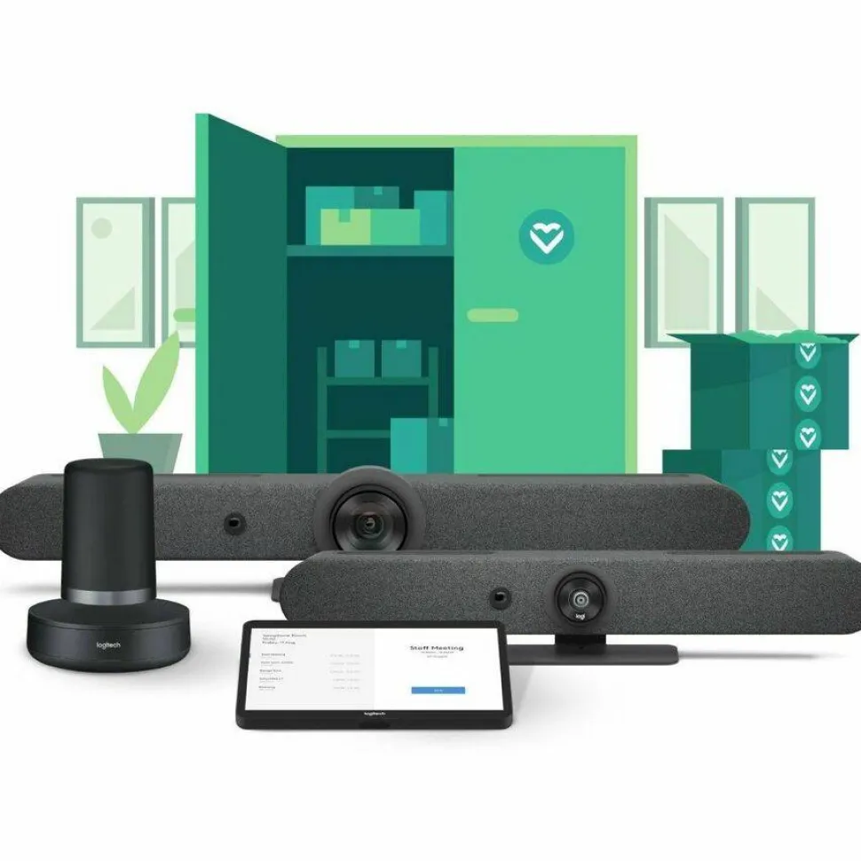 Logitech Rally Bar Mini All-in-One Video Bar (Graphite, TAA Compliant)