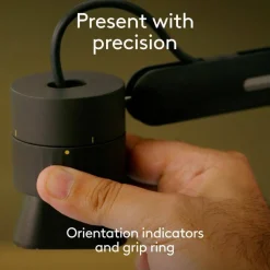 Logitech Reach Camera with Base Mount, Articulating Overhead Camera Arm, 1080p60, USB, Compatible with Windows, macOS, ChromeOS, iPadOS