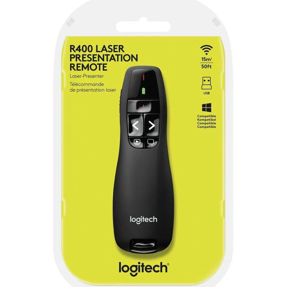 Logitech R400 2.4GHz Wireless Presenter