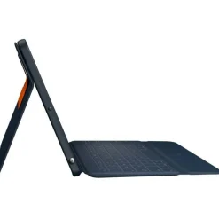 Logitech Rugged Combo 3 iPad Keyboard Case with Smart Connector for iPad (7th, 8th, and 9th generation) - Classic Blue