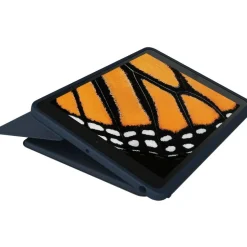Logitech Rugged Combo 3 Touch iPad Keyboard Case with Trackpad and Smart Connector for iPad (7th, 8th, & 9th generation) - Classic Blue