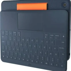 Logitech Rugged Combo 3 Touch iPad Keyboard Case with Trackpad and Smart Connector for iPad (7th, 8th, & 9th generation) - Classic Blue