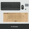 Logitech Signature MK650 Combo for Business, Wireless Mouse and Keyboard, Logi Bolt, Bluetooth, SmartWheel, Globally Certified, Graphite