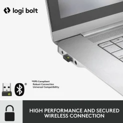 Logitech Signature MK650 Combo for Business, Wireless Mouse and Keyboard, Logi Bolt, Bluetooth, SmartWheel, Globally Certified, Graphite