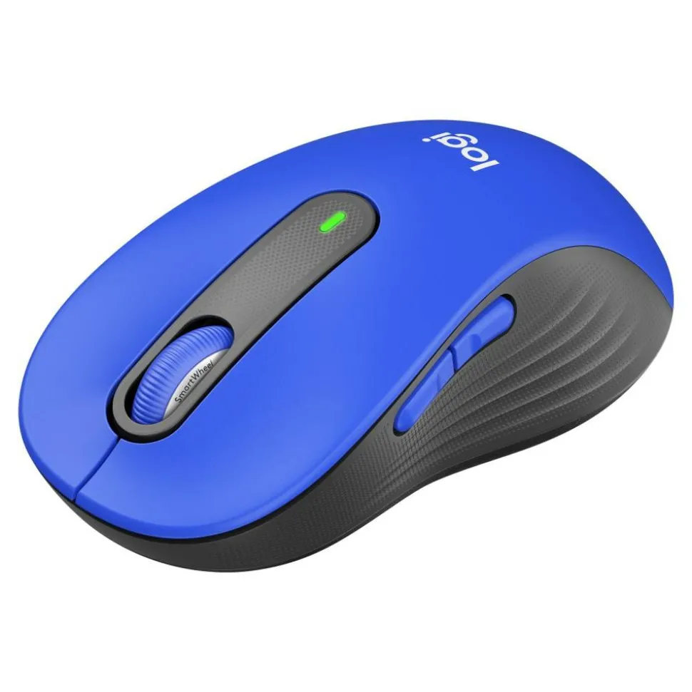 Logitech Signature M650 L Full-Size Wireless Mouse, Blue, 910-006232