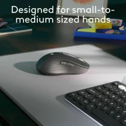 Logitech Signature M650 L Full Size Wireless Mouse (Left-Handed) - For Large Sized Hands, 2-Year Battery, Silent Clicks, Customizable Side Buttons, Bluetooth, for PC/Mac/Multi-Device/Chromebook